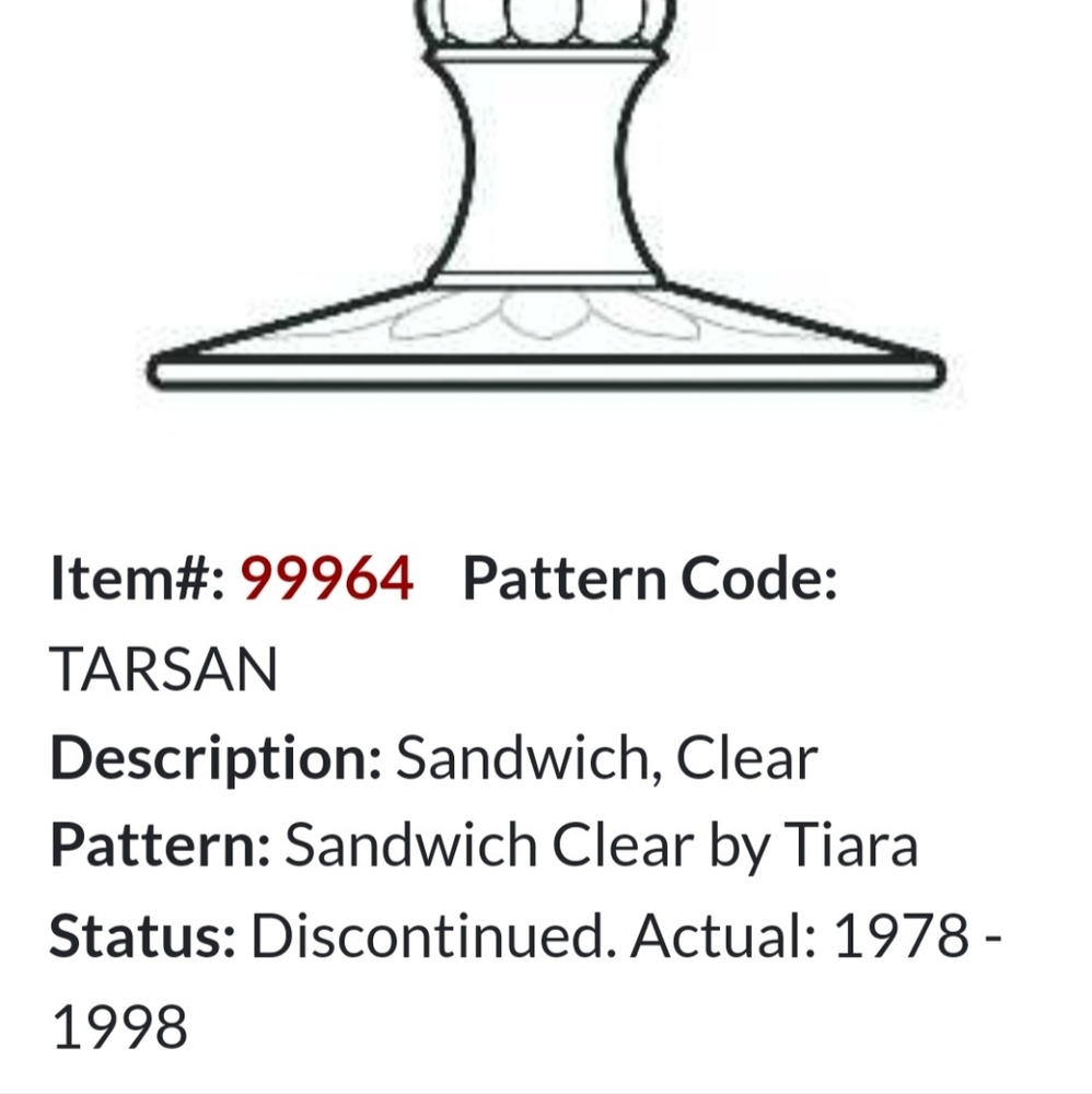 Vntg 10 1/4" Oval "Sandwich Clear" Dish by Tiara 🇺🇸 - Picture 10 of 12